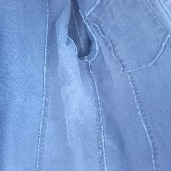 vintage Bill Blass black denim trucker jacket - Picture 7 of 9